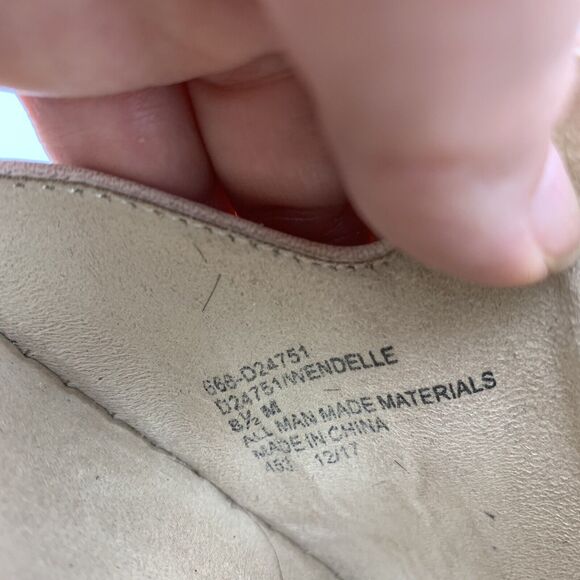 Seven Dials Sandals, Women's 8.5, Faux Suede Espadrille, Open Toe Tassled Pink - Picture 7 of 10